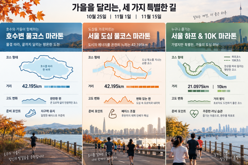 2026 가을 인기 마라톤｜춘천·JTBC·MBN 대회
