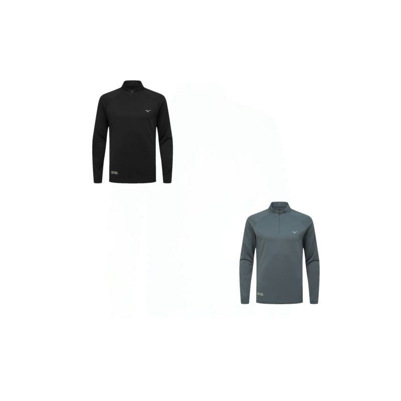 공용 약기모 폴리 스판 소재 기능성 하프집 긴팔티셔츠 HALF ZIP LONG SLEEVE !!