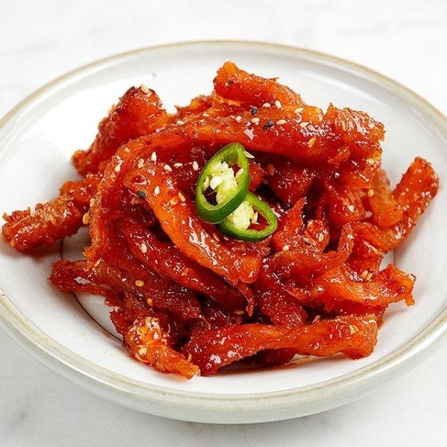 마른 황태채가 이렇게 맛있어집니다! 매콤달콤 황태채무침 레시피
