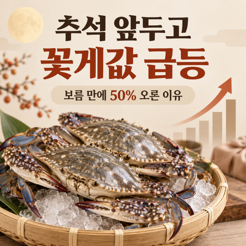 추석 앞두고 꽃게값 급등｜보름 만에 50% 오른 이유