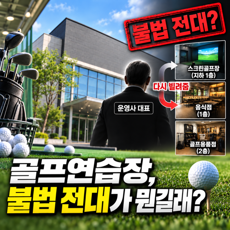김미현골프월드 ‘불법 전대’ 무슨 뜻일까?… 전대 자체가 불법은 아니다