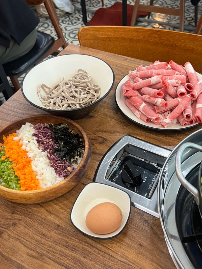 서울식물원맛집 양천샤브손칼국수 마곡본점｜들깨 샤브칼국수에 죽까지 완벽