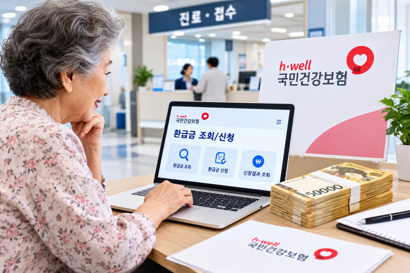 국민건강보험 환급금 조회·신청 방법 총정리