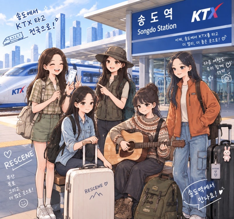 [여행가고]인천발 KTX 송도에서 부산까지 2시간 30분?