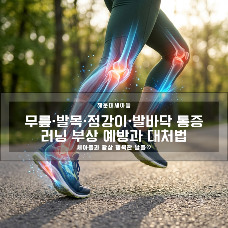 [건강정보] 러닝을 해보니 무릎·발목·정강이·발바닥 통증 원인｜러닝 부상 예방과 대처법