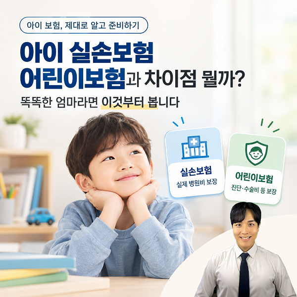 아이 실손보험 어린이보험과 차이점 뭘까? 똑똑한 엄마라면 이것부터 봅니다