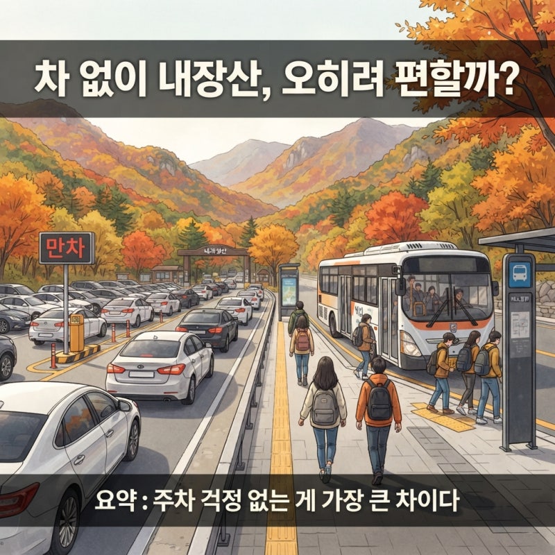 내장산 KTX 첫차로 떠나는 1박 2일 등산 루틴
