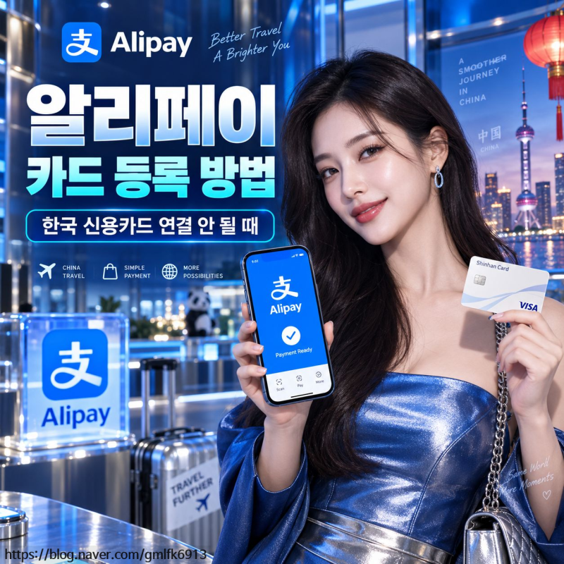 알리페이 카드 등록 방법, 한국 신용카드 연결이 안 될 때 해결법