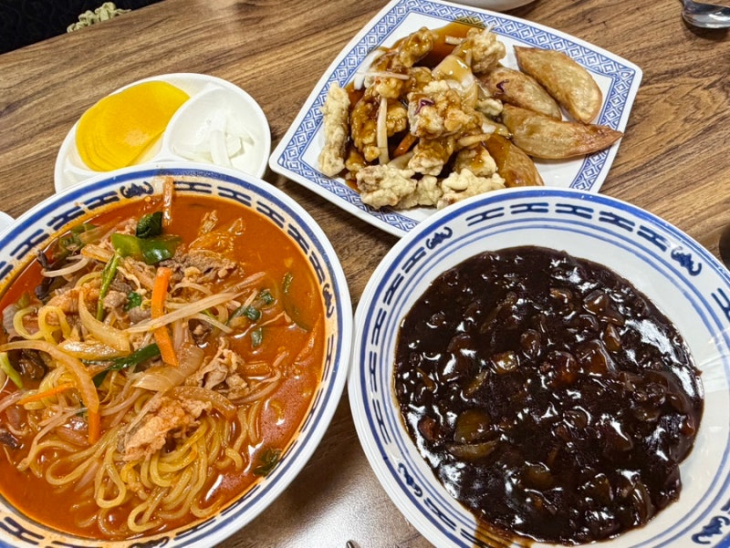 구월동중국집 황금장 구월본점｜차돌짬뽕부터 탕수육까지 푸짐했던 구월동맛집
