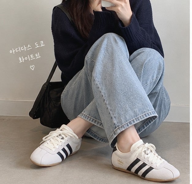 아디다스 도쿄 흰색 구매 후기. 깔끔한 데일리 운동화 추천
