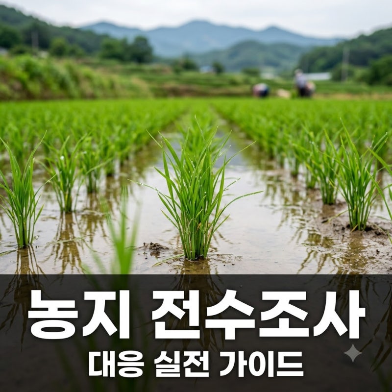 농지 전수조사 대응 방법! 284만 필지 심층조사 대비 핵심 정리