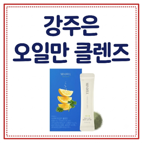 강주은 오일만 클렌즈. 뱃살 고민 때문에 시작했대요. 마인드풀 디톡스