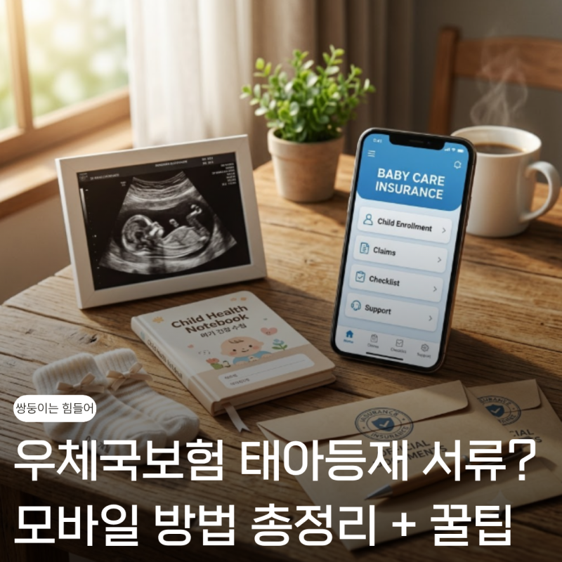 우체국보험 태아등재 서류 모바일로 하는 방법 총정리 + 놓치면 안될 꿀팁