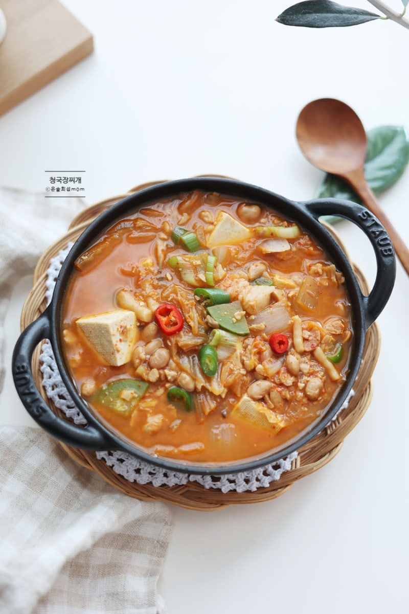 청국장 찌개 레시피 청국장맛있게끓이는법