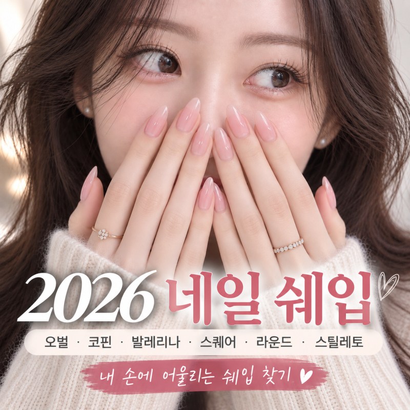 2026년 네일 쉐입 종류 오벌 코핀 발레리나 스퀘어 라운드 스틸레토 어울리는 쉐입 추천