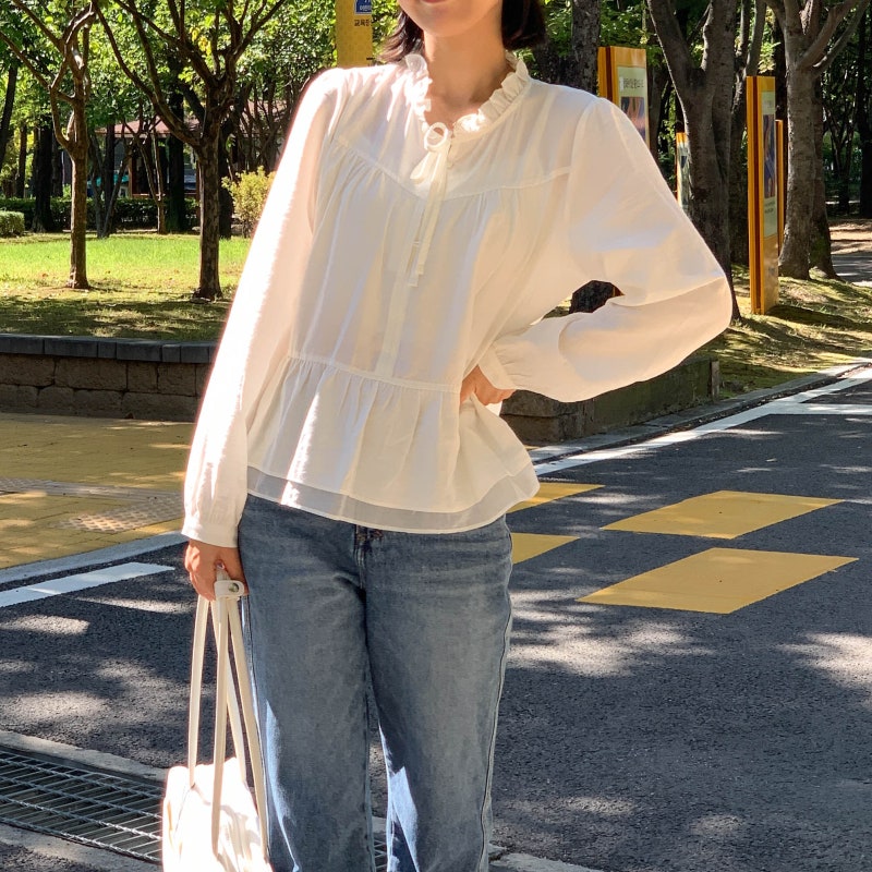 가을 간절기코디 틸아이다이 26FW 블라우스추천
