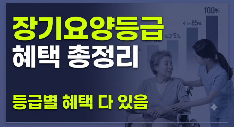 장기요양등급 혜택 총정리(등급별 차이, 복지용구, 병원비, 요양병원)