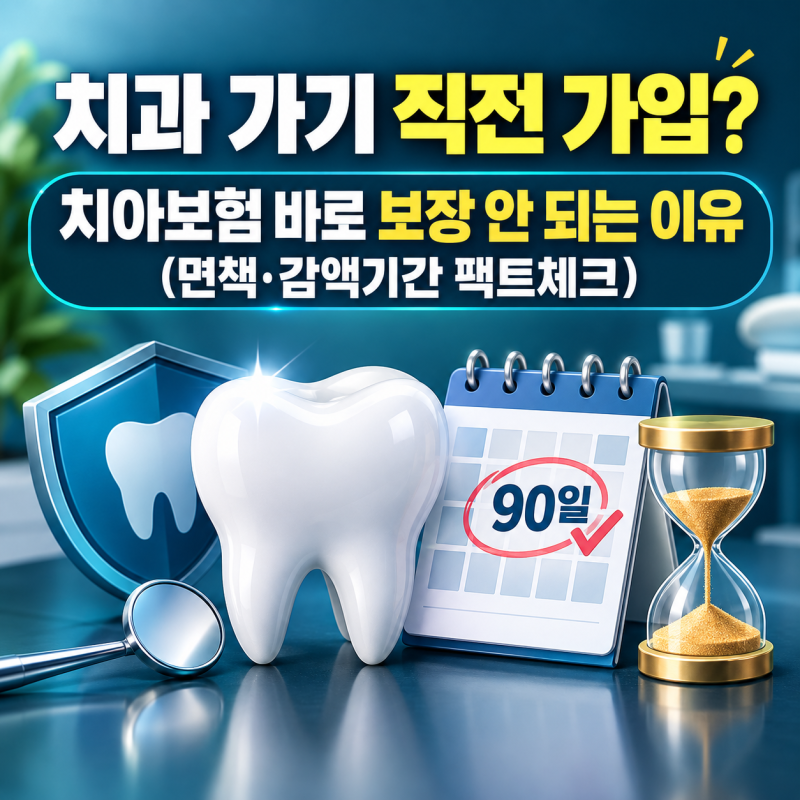 치과 치료 전 치아보험 가입하면 바로 보장되나요 알려주세요, 레진·임플란트 면책기간과 ....