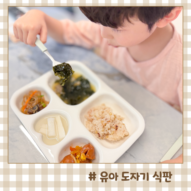 유아 도자기 식판 추천 뚝당 어린이 세라믹 식판