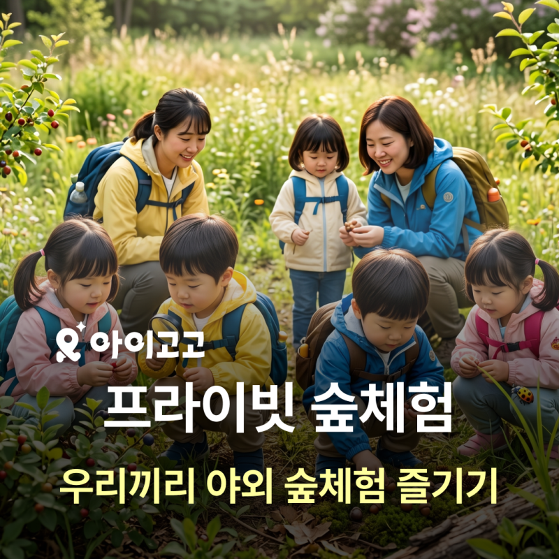 숲체험 우리끼리 프라이빗하게 즐기기! | 야외 숲체험 알차게 즐기는 방법