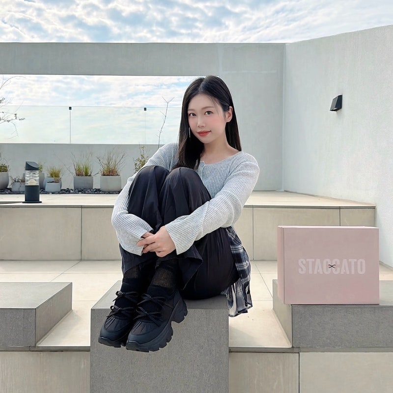 여자신발추천 스타카토 5.5cm 키높이 운동화 가을 스니커즈 후기
