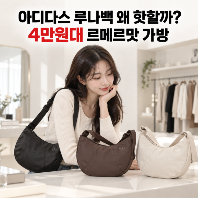 아디다스 루나백 왜 갑자기 핫할까? 4만원대 ‘르메르맛’ 가방, 사기 전 확인할 점