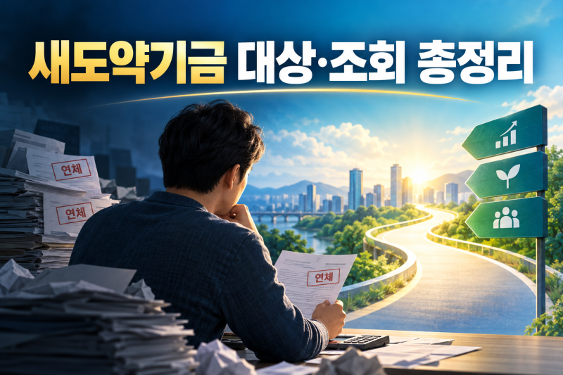 7년 넘은 빚, 새도약기금으로 없어질까? 대상·조회방법 총정리