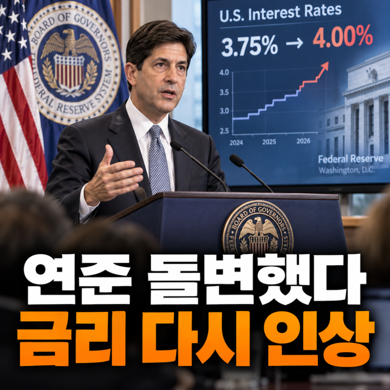 금리 내릴 줄 알았는데…연준이 갑자기 올린 이유