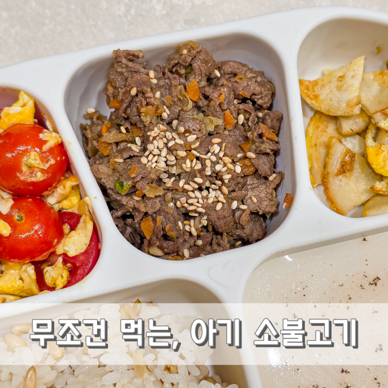 아기 소불고기 레시피, 24개월 유아식 아기 소고기 반찬 추천