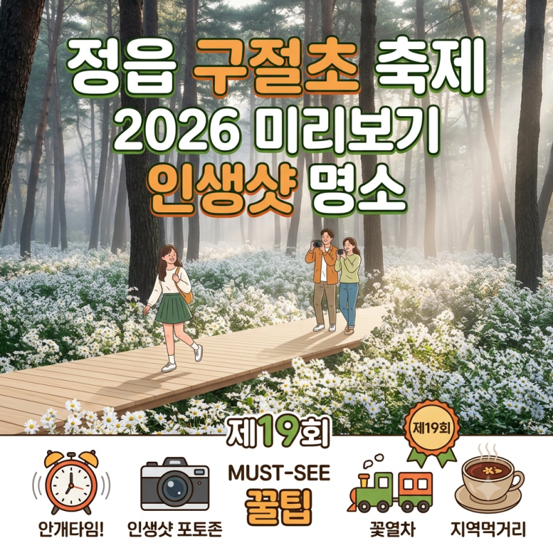 정읍 가을여행 필수코스, 정읍구절초축제 완전정리 (2026년 제19회)