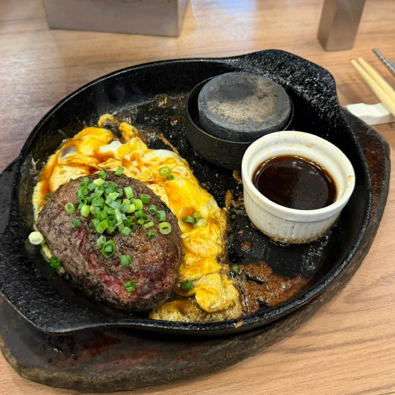 후쿠오카 키와미야 함바그 하카타점 후기, 웨이팅부터 먹는법까지