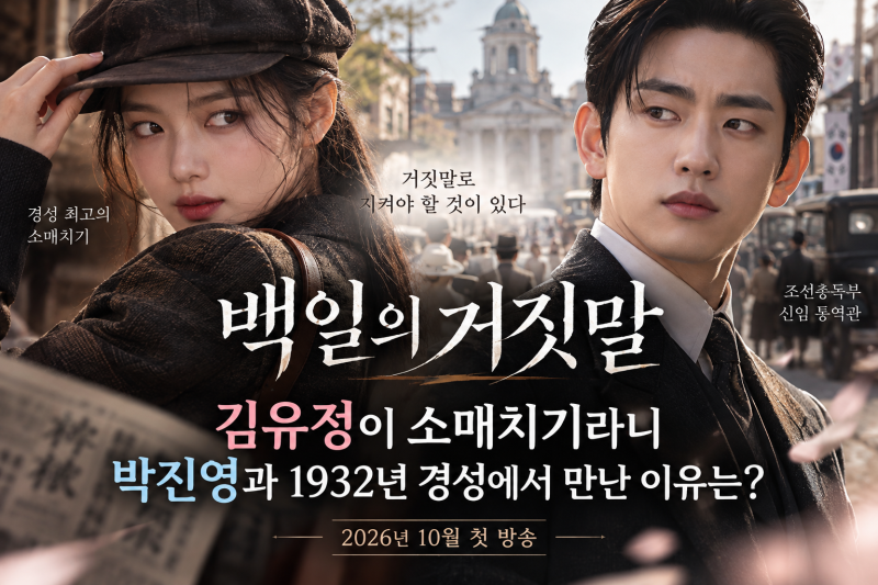 백일의 거짓말 김유정이 소매치기라니, 박진영과 1932년 경성에서 만난 이유는?
