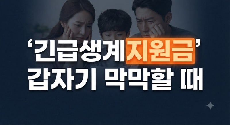 긴급생계지원금 얼마나 받을까? | 신청 조건부터 지급일, 연장 및 재신청 방법 총정리