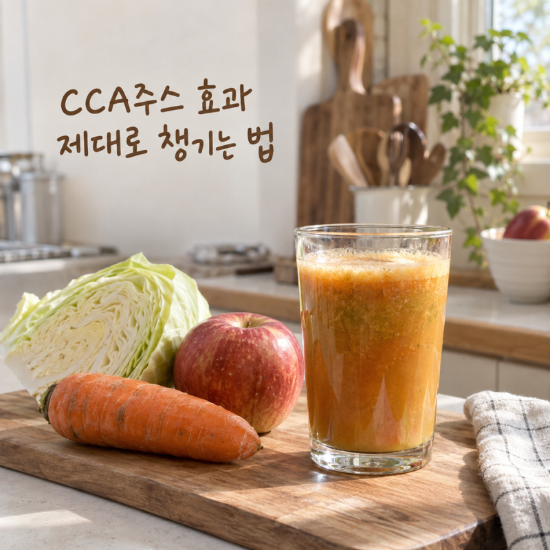 CCA주스 효과를 제대로 보려면 껍질과 건더기 버리지 마세요
