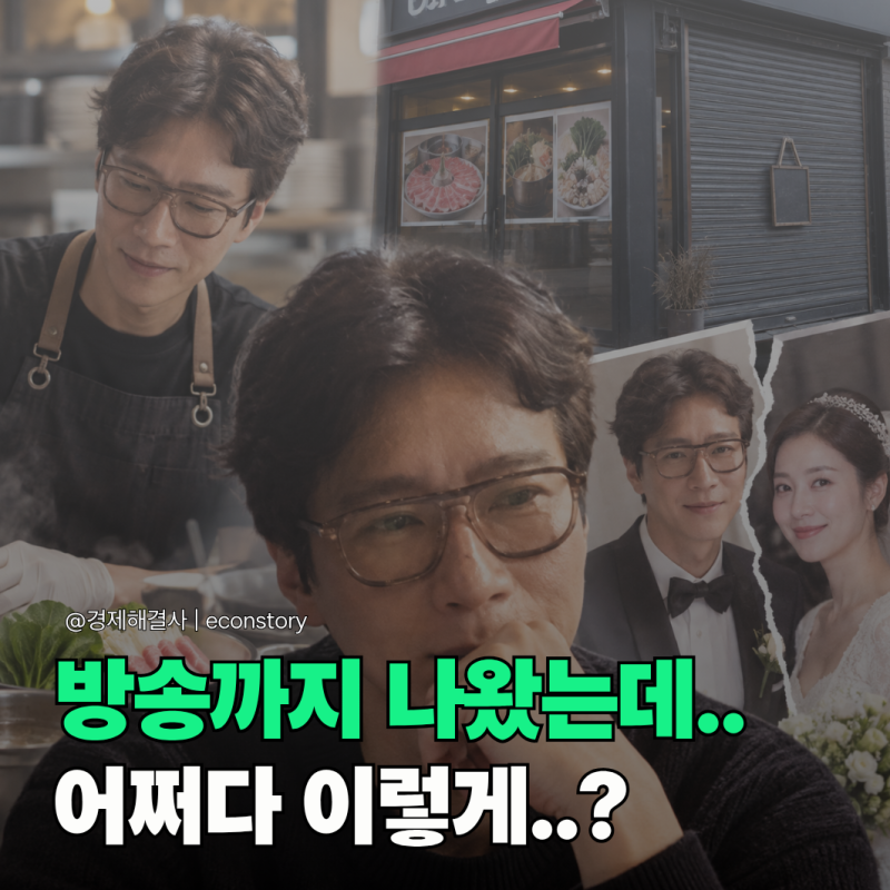 이혼 전 새 출발 꿈꿨던 젝스키스 고지용, 야심 차게 연 식당은 1년 만에 폐업