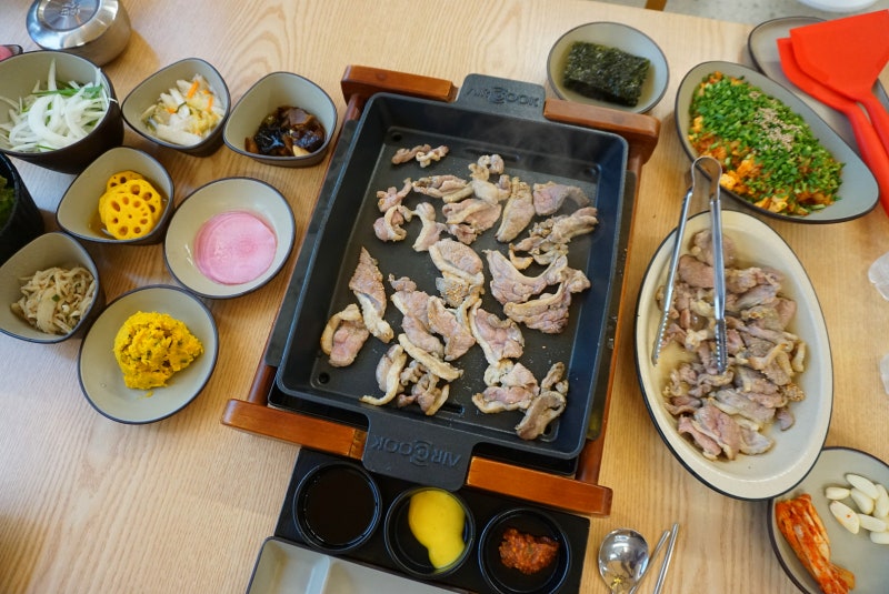 죽백동 맛집 평택 오리고기 전문 이마당 오리로스 반찬도 맛있어