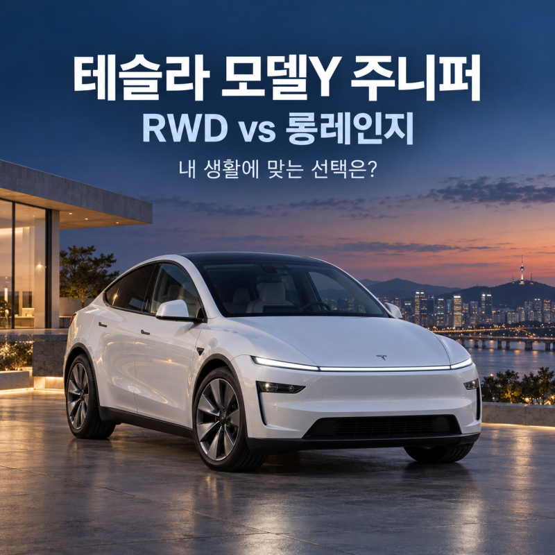 테슬라 모델Y RWD vs 롱레인지 AWD, 후회 없이 고르는 7가지 기준