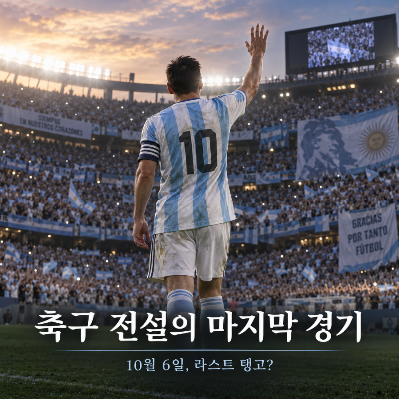 메시의 마지막 아르헨티나 경기, 10월 6일 ‘라스트 탱고’ 성사될까?