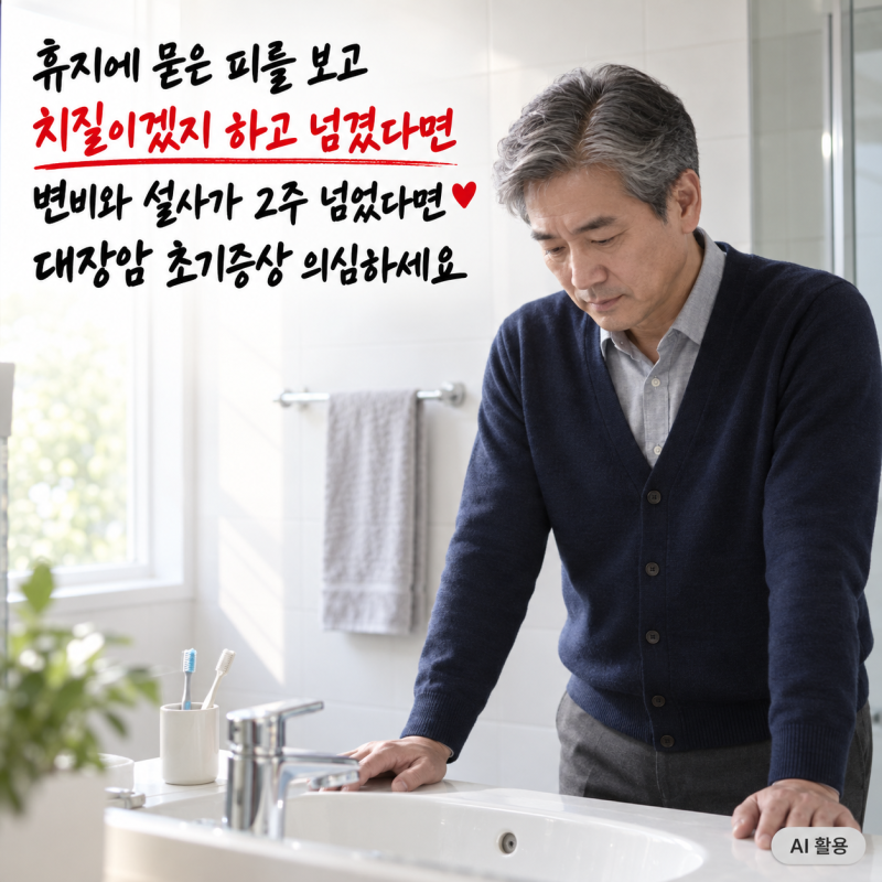대장암초기증상, 변비와 설사만으로 알 수 있을까요?
