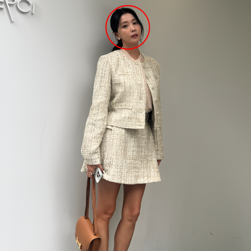 오윤아 재혼 후 물오른 미모, H사 명품백 들고 뽐낸 레이싱모델 비율