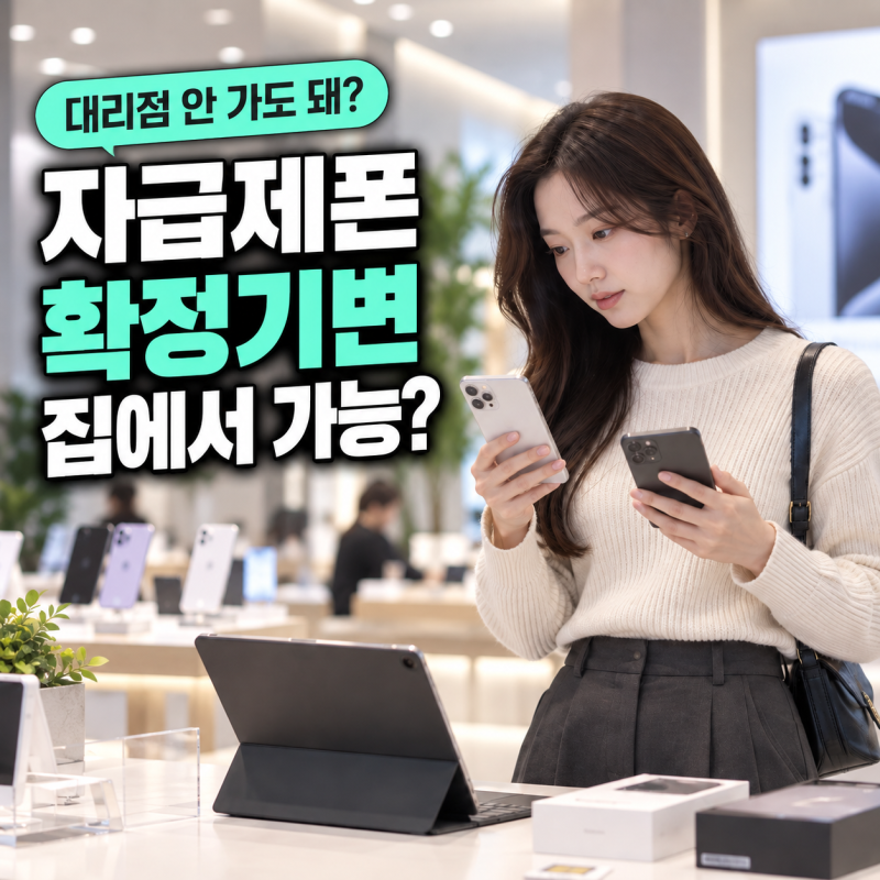 자급제폰 확정기변, 대리점 방문 없이 등록하는 방법｜SKT·KT·LG U+ 정리