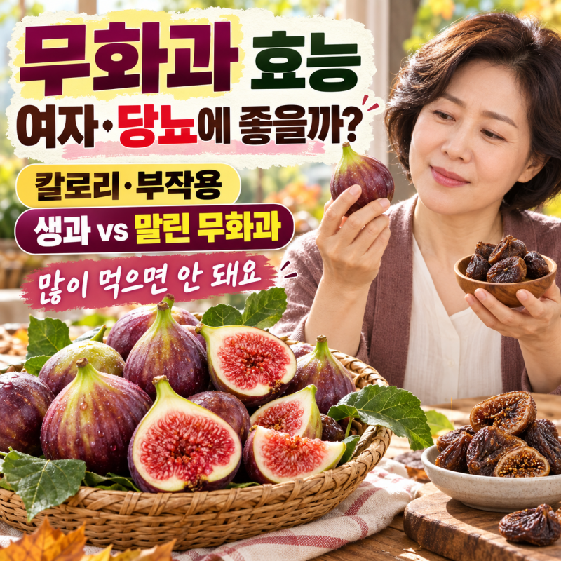 무화과 효능 총정리｜여자·당뇨에 좋을까? 칼로리·부작용·먹는 법