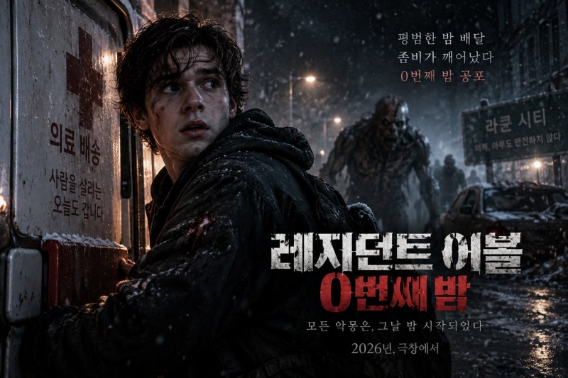 레지던트 이블: 0번째 밤 개봉일·출연진·줄거리 총정리, 잭 크레거 감독의 서바이벌 호러