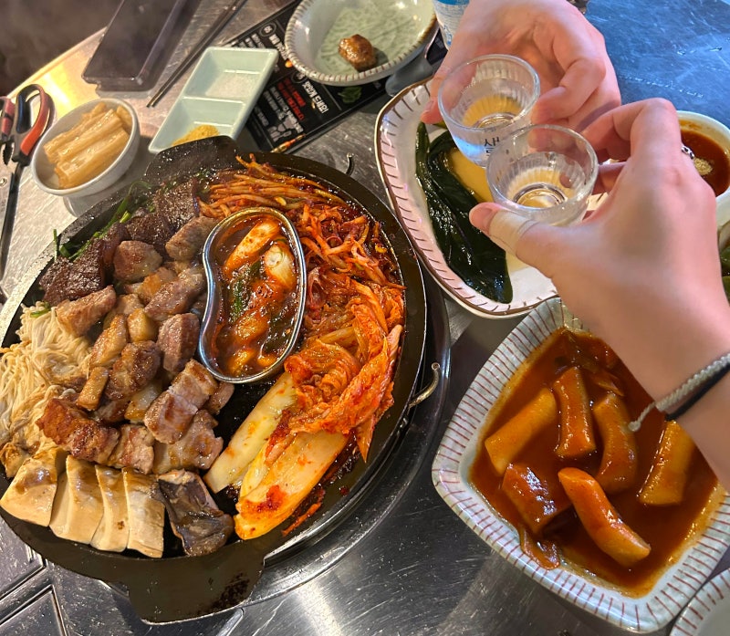 대구 중구 동성로 구워져서 나오는 삼겹살 야장 맛집 _ 미진삼겹살 삼덕본점 내돈내산 솔직....