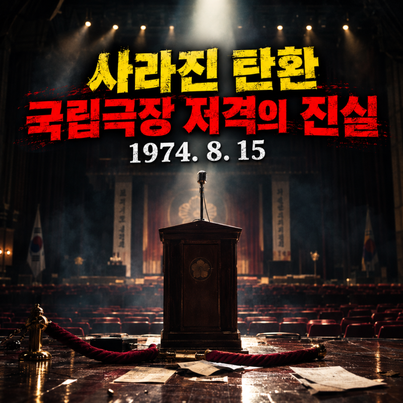 국립극장에 울린 6발의 총성, 문세광은 4발만 쐈다? 8·15 저격 사건 사라진 탄환의 진실