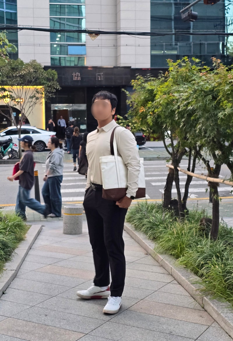출근룩에 딱 편안한 기능성 골프웨어 안다르 맨즈, 안다르 에어리핏 맨즈 폴로 롱슬리브 후....