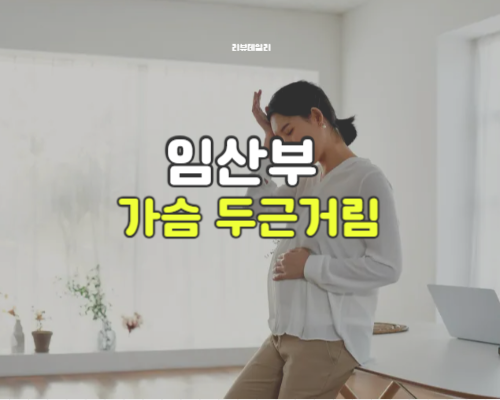 임산부 가슴 두근거림, 임신 중 심장이 빨리 뛴다면? 원인과 검사 후기