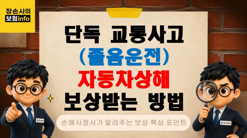 단독 교통사고 자동차상해 보상받는 방법[대구 / 경북 / 구미 / 안동 / 포항 / 교통사고 / 전문....