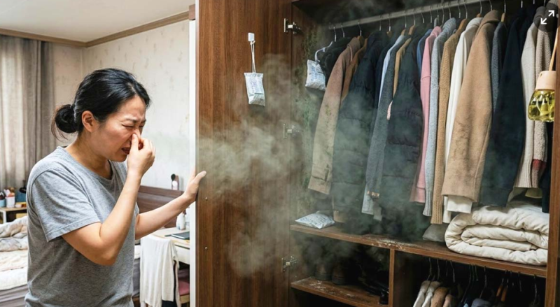장마철·환절기 필수 살림 꿀팁: 곰팡이 포자 싹 사멸시키는 옷장 천연 케어와 케어 습관 총....