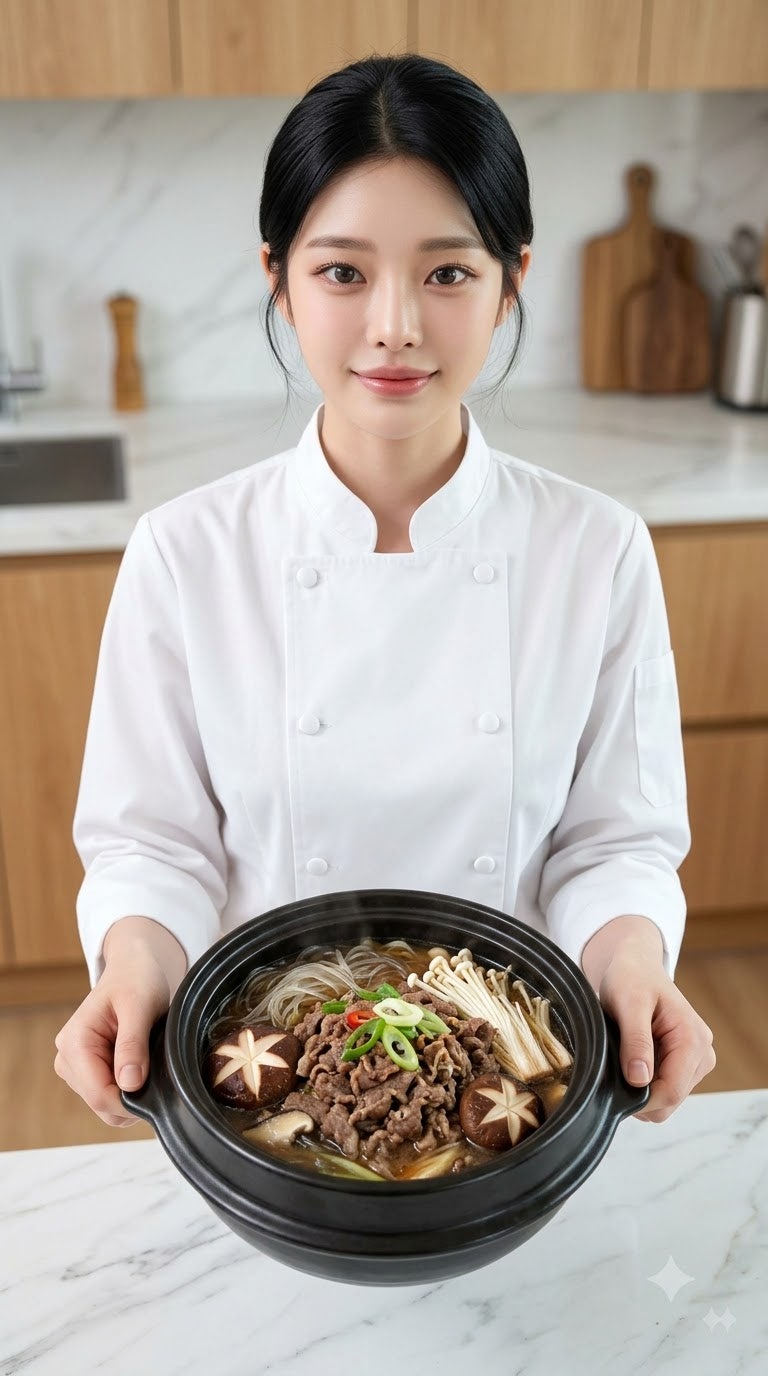 뚝배기불고기 만드는법 뚝배기에서 자작하게 끓여내는 백반집 국물 불고기 황금레시피